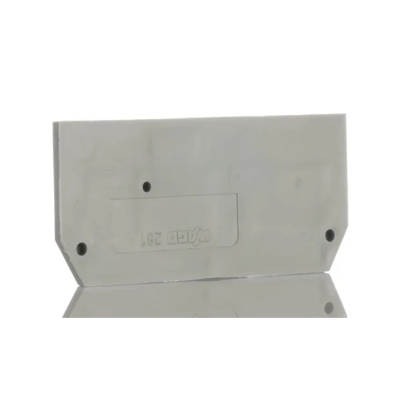 WAGO End & Intermediate Plate for Use with 281 Series Terminal Blocks 281-328