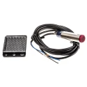 Telemecanique Sensors Polarised Retroreflective Barrel Photoelectric Sensor, Relay Output, M18 Thread, 2 m XU9M18MA230
