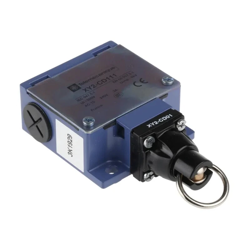 Telemecanique Sensors Cable Pull Rope Pull Switch IP66 Zamak Housing 240V AC 3A XY2CD111