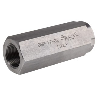 RS PRO Stainless Steel In Line Mount Hydraulic Check Valve BSP 90L/min 0.35 bar Cracking Pressure 324-4972