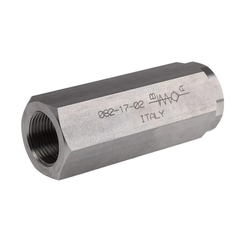RS PRO Stainless Steel In Line Mount Hydraulic Check Valve BSP 90L/min 0.35 bar Cracking Pressure 324-4972