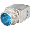 Jaeger Circular Connector, 3 Contacts, Cable Mount, Standard Size, Female Contact, IP50 and IP54 Protection 5301 530 06