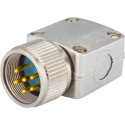 Jaeger Industrial Circular Connector, 4 Contacts, Cable Mount, Standard Size, 50A, Female, Silver Plated Contacts 5307 630 06