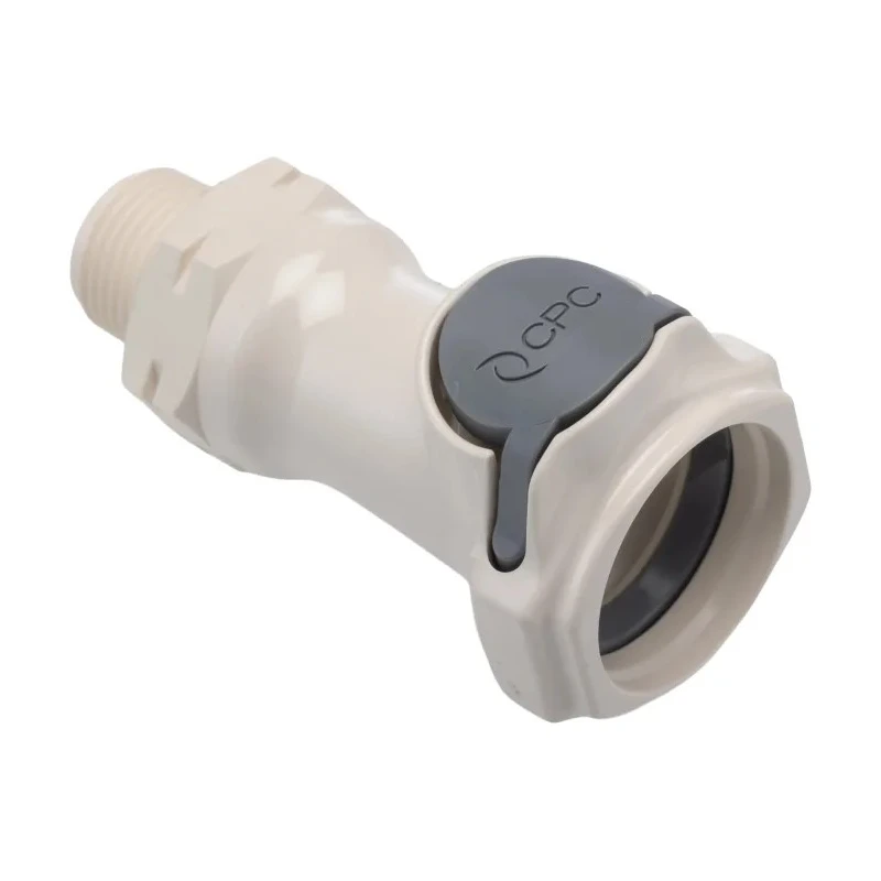 Colder Products Hose Connector 9.53 mm ID Threaded Polysulfone Body Male BSPT 8.6 bar HFCD10635BSPT