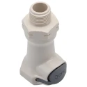 Colder Products Hose Connector 9.53 mm ID Threaded Polysulfone Body Male BSPT 8.6 bar HFCD10635BSPT