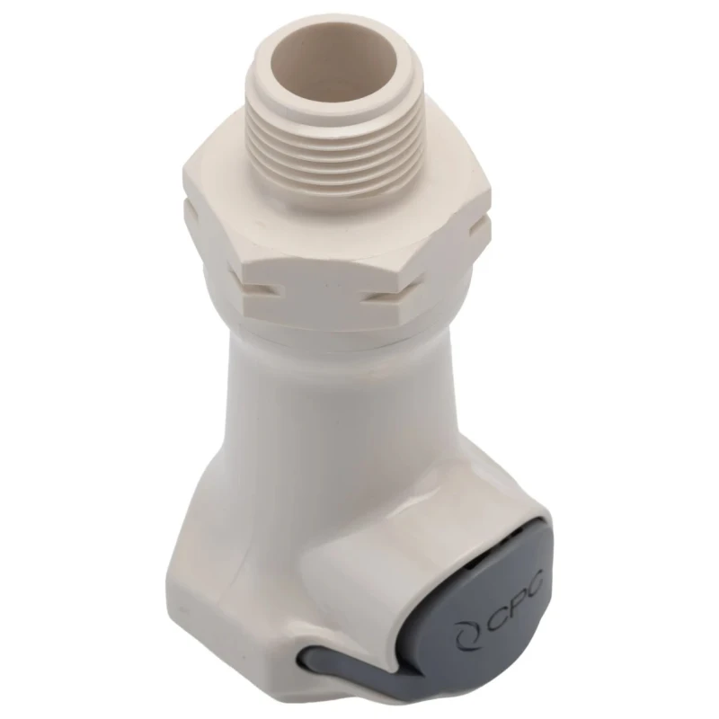 Colder Products Hose Connector 9.53 mm ID Threaded Polysulfone Body Male BSPT 8.6 bar HFCD10635BSPT