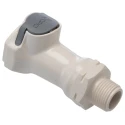 Colder Products Hose Connector 9.53 mm ID Threaded Polysulfone Body Male BSPT 8.6 bar HFCD10635BSPT