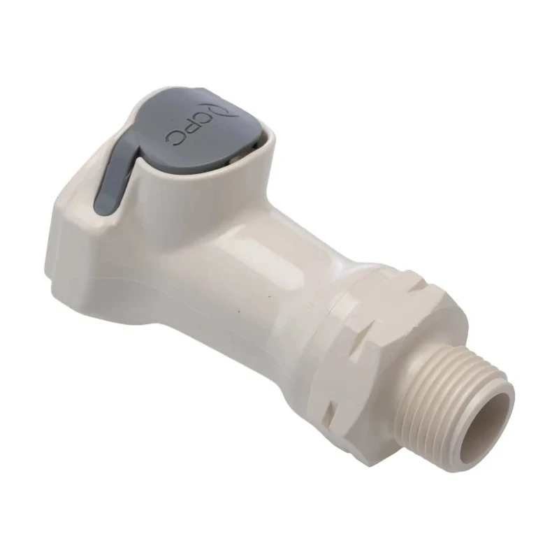 Colder Products Hose Connector 9.53 mm ID Threaded Polysulfone Body Male BSPT 8.6 bar HFCD10635BSPT