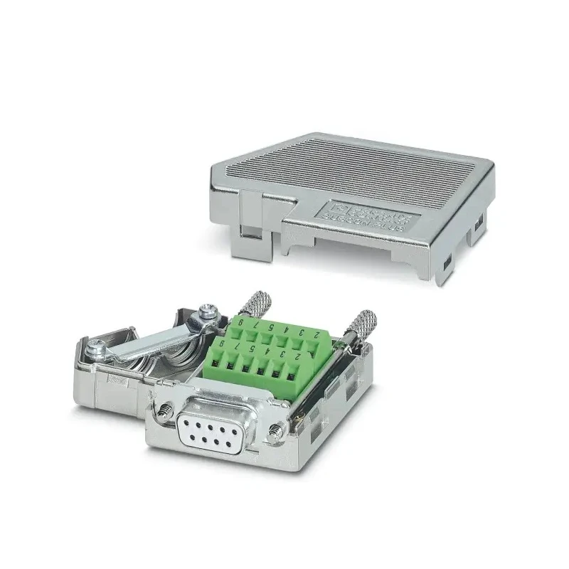 Phoenix Contact SUBCON-PLUS F2 9 Way Right Angle D-Sub Connector Female 50V DC ABS Housing 2799490