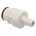 Colder Products Hose Connector 9.53 mm ID Threaded Male Polysulfone Grey, 8.6 bar HFC22635