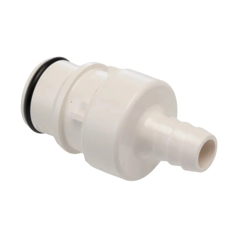 Colder Products Hose Connector 9.53 mm ID Threaded Male Polysulfone Grey, 8.6 bar HFC22635