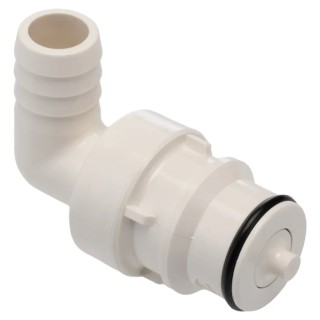 Colder Products Polysulfone Hose Connector 12.7 mm ID Threaded Male, 8.6 bar HFCD23835