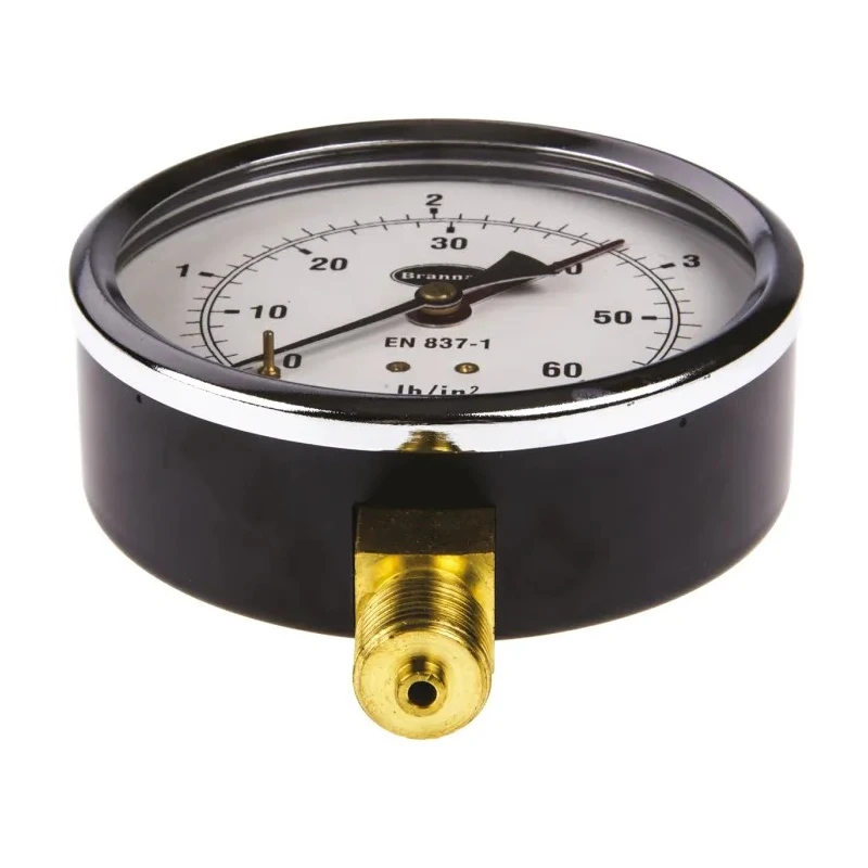 Brannan 100 mm G 3/8 BSP Brass Pressure Gauge 4 bar 34/653/0