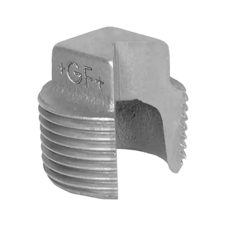 Georg Fischer Galvanised Malleable Iron Fitting Plug BSPT Threaded 25 Bar Pressure Rating 770292207