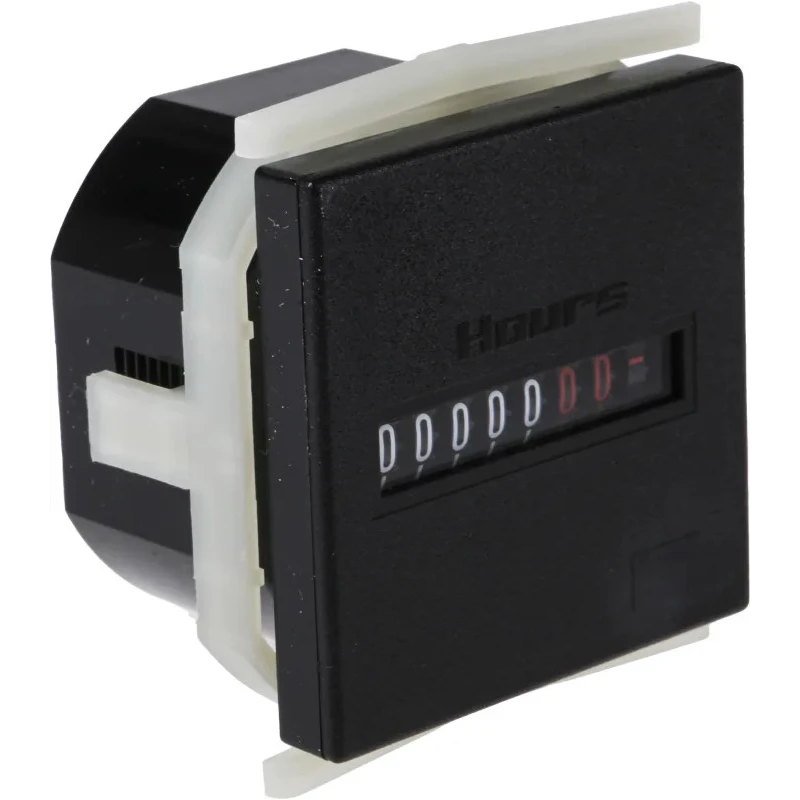 Kubler 7-Digit Panel Mount Digital Hour Meter Counter 187-264VAC 4mm Digit Height 3.220.401.075