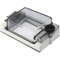 RS PRO Grey Polycarbonate IP44 Inspection Window for use with DIN 43880, 46277-3 IP44