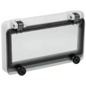 RS PRO Grey Polycarbonate IP67 Inspection Window for use with DIN 43880, 46277-3 IP67