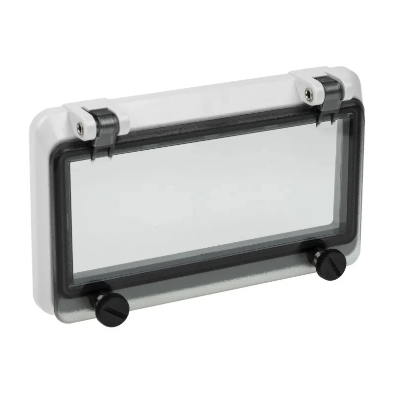 RS PRO Grey Polycarbonate IP67 Inspection Window for use with DIN 43880, 46277-3 IP67