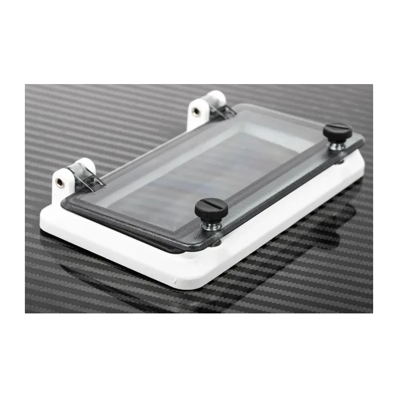 RS PRO Grey Polycarbonate IP67 Inspection Window for use with DIN 43880, 46277-3 IP67