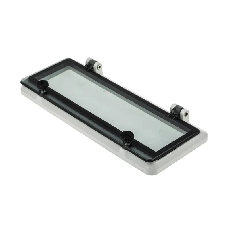 RS PRO Grey Polycarbonate IP44 Inspection Window for use with 46277-3 DIN 43880 IP44