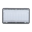 RS PRO Grey Polycarbonate IP44 Inspection Window for use with DIN 43880, 46277-3 IP44