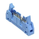 TE Connectivity AMP-LATCH Series Right Angle Through Hole PCB Header 16 Contacts 2.54 mm Pitch 2 Row Shrouded 2-5499141-3