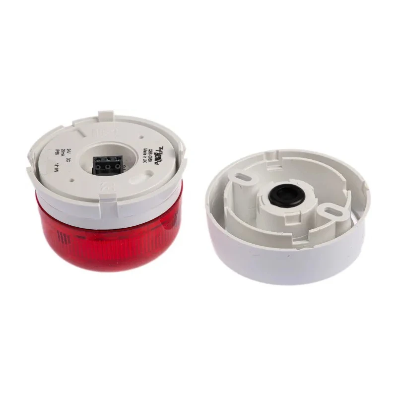 Klaxon Flashguard QBS Series Red Beacon 24V DC Flashing Surface Mount LED Bulb IP67 IP65 QBS-0059