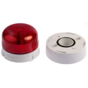 Klaxon Flashguard QBS Series Red Beacon 24V DC Flashing Surface Mount LED Bulb IP67 IP65 QBS-0059