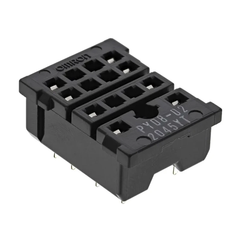Omron MY2 14 Way DIN Rail Relay Socket 250V AC Voltage, 7A Current Rating PY08-02