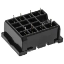 Omron MY2 14 Way DIN Rail Relay Socket 250V AC Voltage, 7A Current Rating PY08-02