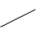RS PRO Black Aluminium Nylon Brush Strip 25 mm 180° H-Profile Looped Insert 326-9836
