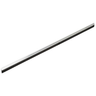 RS PRO Black Aluminium Nylon Brush Strip 25 mm 180° H-Profile Looped Insert 326-9836