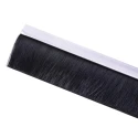 RS PRO Black Aluminium Nylon Brush Strip 50 mm 180° h-Profile Looped Insert 326-9909