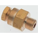 Norgren ENOTS Series Pneumatic Fitting Brass to BS 2874, Threaded-to-Tube G1/4 Male to Push In 6 mm 36050410