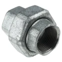 Georg Fischer Black Oxide Malleable Iron Fitting Tap Adapter Female BSPP 1-1/2 Inch 770340108