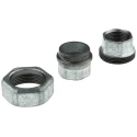 Georg Fischer Black Oxide Malleable Iron Fitting Tap Adapter Female BSPP 1-1/2 Inch 770340108