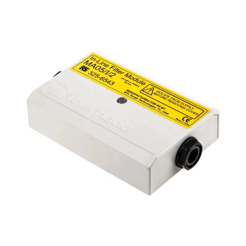 RS PRO Wall Mount RFI Filter 5 A 240 V AC 50/60 Hz, Screw Termination, 1 Phase MA05/10 325-6543