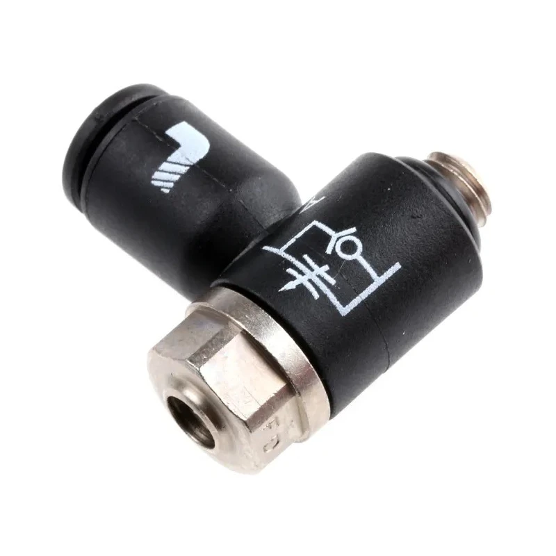 Legris 7010 Series Compact Flow Controller Flow Regulator, Threaded Metric 04 Inlet Male, Tube 4 mm Outlet 7010 04 19