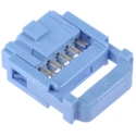TE Connectivity 10-Way IDC Connector Female for Cable 2 Row 250V 1A Gold over Nickel Plating 1658527-4