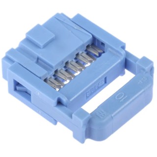 TE Connectivity 10-Way IDC Connector Female for Cable 2 Row 250V 1A Gold over Nickel Plating 1658527-4