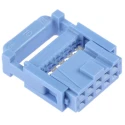 TE Connectivity 10-Way IDC Connector Female for Cable 2 Row 250V 1A Gold over Nickel Plating 1658527-4