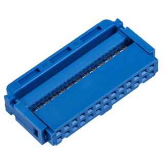 TE Connectivity 26-Way IDC Connector Female for Cable, 2 Row 1-1658527-0 250V 1A Thermoplastic Housing