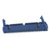 TE Connectivity AMP-LATCH Series Right Angle Through Hole PCB Header, 50 Contacts, 2.54 mm Pitch, 2 Row, Shrouded 3-5499141-0