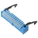 TE Connectivity AMP-LATCH Series Right Angle Through Hole PCB Header 26 Contacts 2.54 mm Pitch 2 Row Shrouded 2-1761607-9