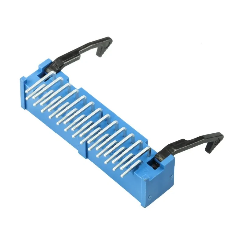 TE Connectivity AMP-LATCH Series Right Angle Through Hole PCB Header 26 Contacts 2.54 mm Pitch 2 Row Shrouded 2-1761607-9