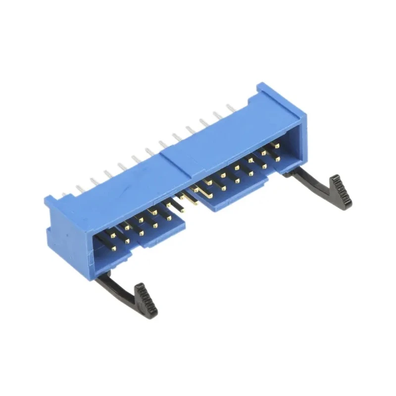 TE Connectivity AMP-LATCH Series Straight Through Hole PCB Header, 26 Contacts, 2.54 mm Pitch, 2 Row, Shrouded 2-1761606-9
