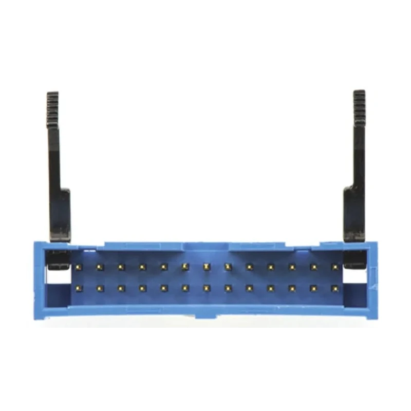 TE Connectivity AMP-LATCH Series Straight Through Hole PCB Header, 26 Contacts, 2.54 mm Pitch, 2 Row, Shrouded 2-1761606-9