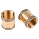 RS PRO Bronze Threaded Fitting Straight Coupler Female G 3/4 in to Female BSPP 3/4 in 297-2238