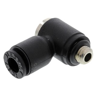 Legris LF 3000 Series Pneumatic Elbow Threaded-to-Tube Adapter M5 x 0.8, Push-in 4mm, Polymer, Stainless Steel 3118 04 19