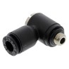 Legris LF 3000 Series Pneumatic Elbow Threaded-to-Tube Adapter M5 x 0.8, Push-in 4mm, Polymer, Stainless Steel 3118 04 19